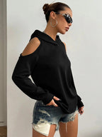 Essentia Off-Shoulder Hoodie