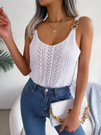 Tulum Texture-Knit Tank Top