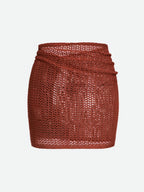 Marina Cover Up Mesh Skirt
