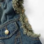 Riot Distressed Denim Vest