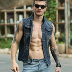 Riot Distressed Denim Vest