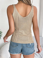 Bayside Chevron Knit Tank Top