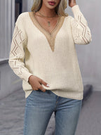 Château Ivory Knit Pullover