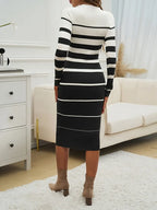 Horizon Stripe Bodycon Dress
