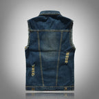 Riot Distressed Denim Vest
