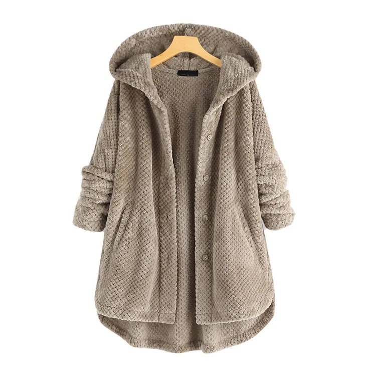 Teddy Fleece Hooded Jacket