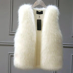 Lucent Faux Fox Fur Gilet