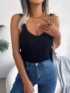 Tulum Texture-Knit Tank Top