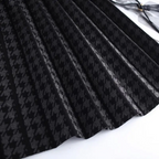 Monroe Houndstooth Midi Skirt