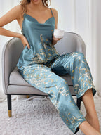 Fleur Satin Lounge Set