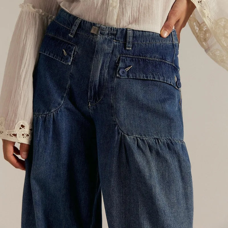 Santi Denim Harem Jogger