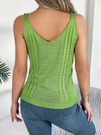 Bayside Chevron Knit Tank Top