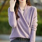 Vivienne Cashmere Wrap Sweater