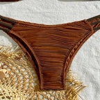 Tulum Ruched Bandeau Bikini Set
