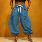 Runway Drawcord Denim