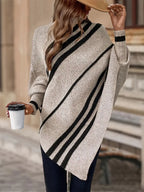 Milan Drape Poncho Sweater