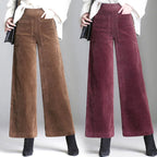 Corduroy Couture High-Waisted Trouser