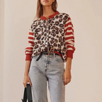 Rebel Leopard Knit Cardigan