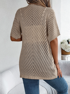 Breeze Chevron Knit Cardigan