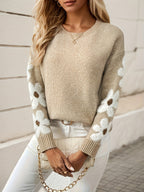 Daisy Drop Knit Sweater