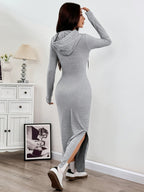 Hooded Bodycon Dress