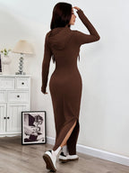 Hooded Bodycon Dress