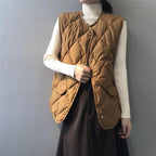 Vienna Quilted Bomber Vest
