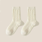 Willow & Wool Cable-Knit Socks